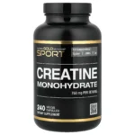 California Gold Nutrition, Sport, Pure Creatine Monohydrate, 750 mg, 240 Veggie Capsules, Creatine Monohydrate 750 mg per capsule