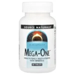 Source Naturals, Mega-One, 60 Tablets, High-potency once-daily multivitamin and mineral formula