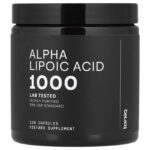 Toniiq, Alpha Lipoic Acid 1000, 120 Capsules (500 mg per Capsule)