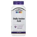 21st Century, Daily Amino Acid, 120 Tablets, Amino acid blend for daily protein/amino-acid support