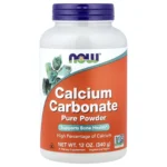 NOW Foods, Calcium Carbonate Pure Powder, 12 oz (340 g), Calcium 600 mg per serving from calcium carbonate