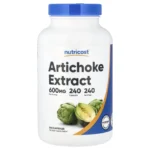 Nutricost, Artichoke Extract, 600 mg, 240 Capsules, 600 mg Artichoke Extract standardized to 5% cynarin per capsule