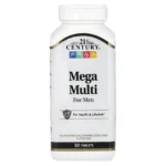 21st Century, Mega Multi For Men, 90 Tablets, Men’s multivitamin and multimineral formula