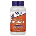 NOW Foods, Melatonin, 10 mg, 100 Veg Capsules, Melatonin 10 mg