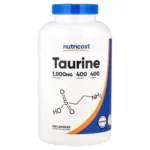Nutricost, Taurine, 1,000 mg, 400 Capsules, 1,000 mg Taurine per capsule