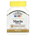 21st Century, Prolonged Release Niacin, 500 mg, 100 Tablets