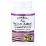 Natural Factors, Stress-Relax, Pure Saffron Extract, 60 Vegetarian Capsules (28 mg per Capsule), Affron saffron extract 28 mg per capsule