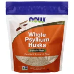 NOW Foods, Whole Psyllium Husks, 16 oz (454 g), Soluble fiber 6 g per 10 g serving