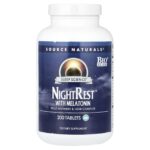Source Naturals, Sleep Science®, NightRest™ With Melatonin, 200 Tablets