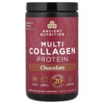 Ancient Nutrition, Multi Collagen Protein, Chocolate, 10 oz (283.2 g)