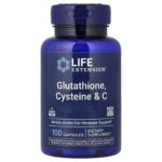 Life Extension, Glutathione, Cysteine & C, 100 Capsules