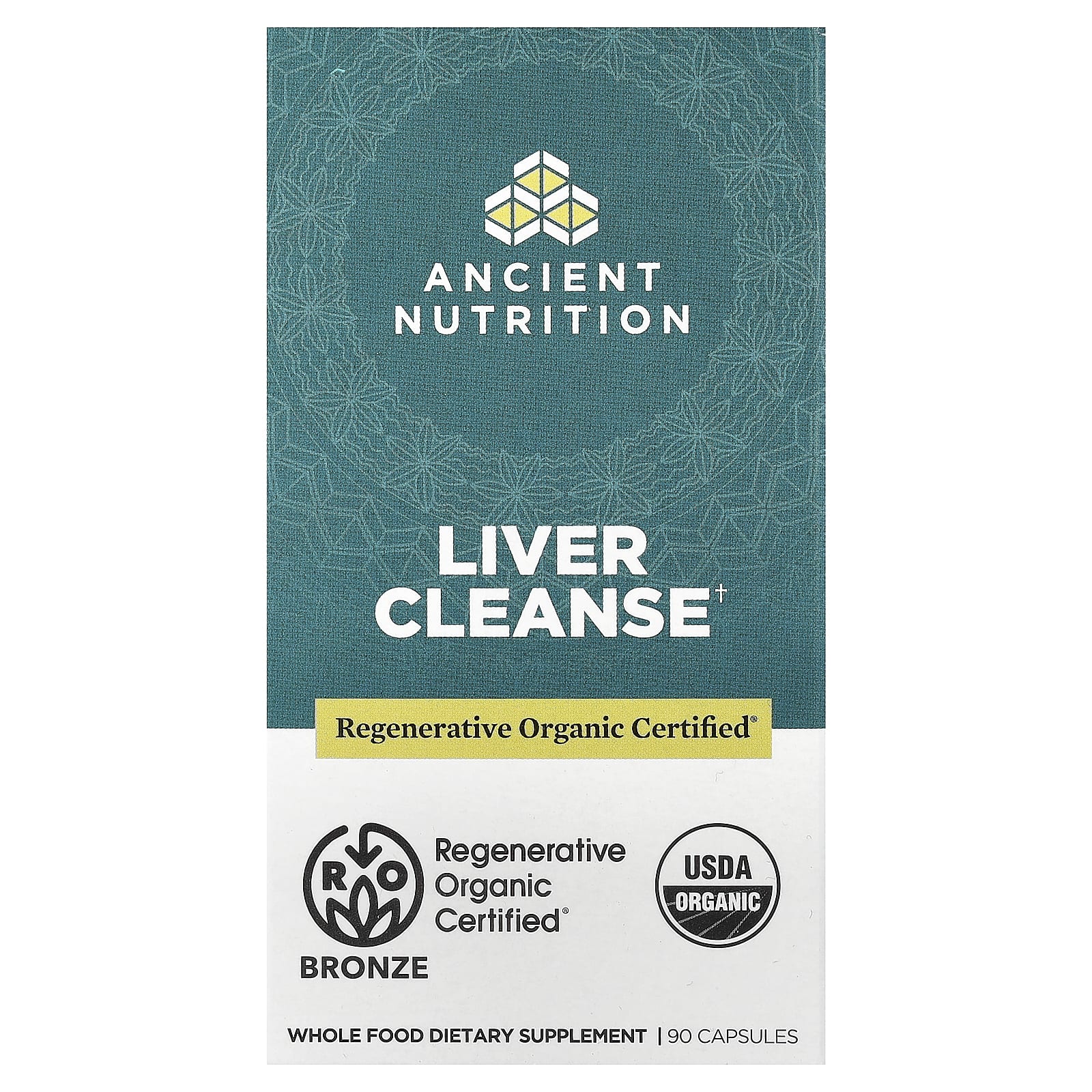08f6e45fcf0efc0a Ancient Nutrition, Liver Cleanse, 90 Capsules - Image 1