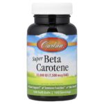 Carlson, Super Beta Carotene, 7,500 mcg RAE (25,000 IU), 100 Soft Gels