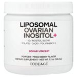 Codeage, Liposomal Ovarian Inositol+ Powder, Mixed Berry, 5.2 oz (148.2 g)