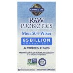 Garden of Life, RAW Probiotics, Men 50 & Wiser, 90 Vegetarian Capsules