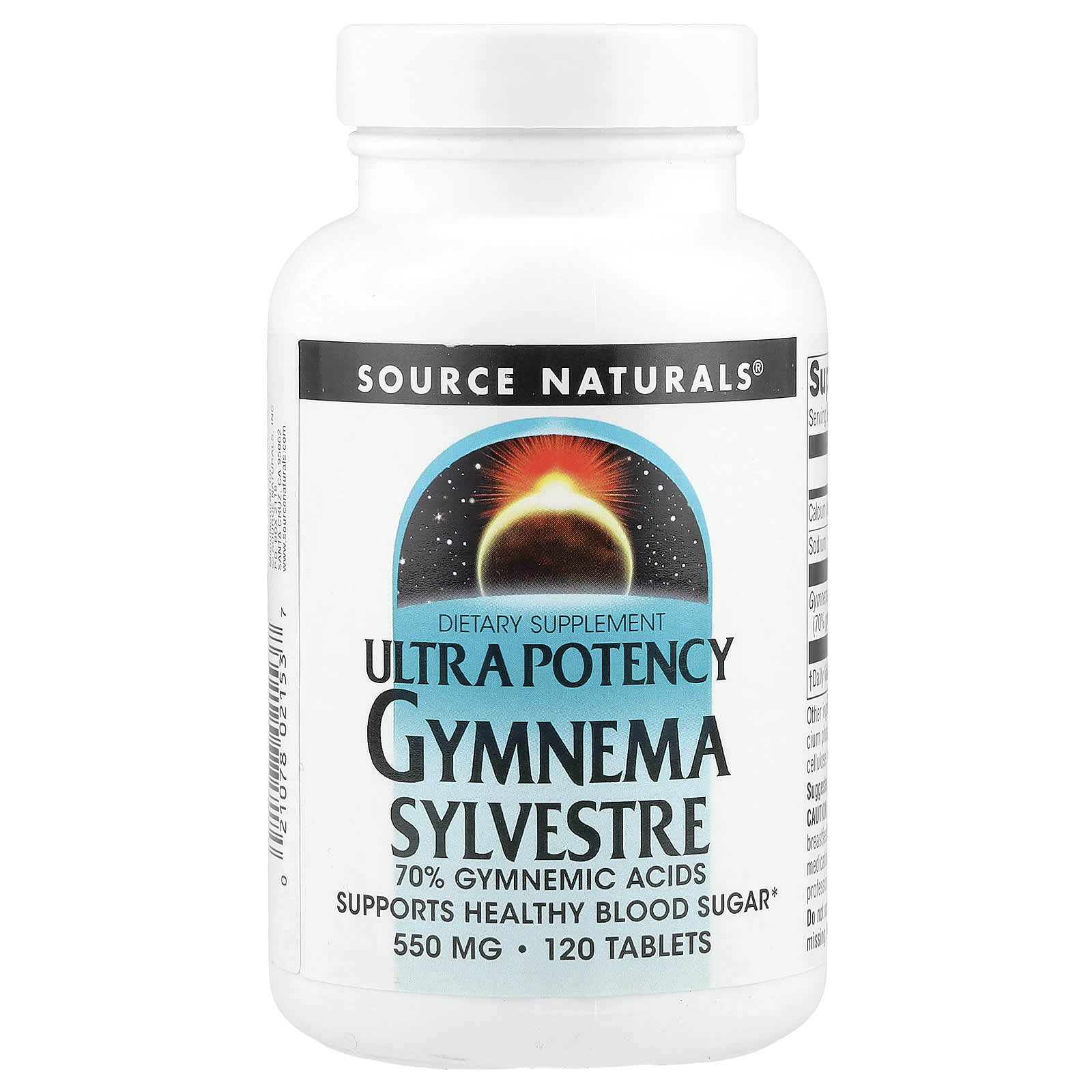 0f34145a1221baa9 Source Naturals, Ultra Potency Gymnema Sylvestre, 120 Tablets - Image 1