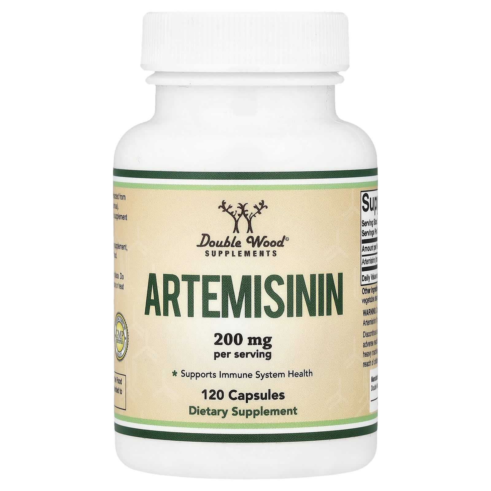 12646874f4327dfc Double Wood Supplements, Artemisinin, 120 Capsules (100 mg per Capsule) - Image 1