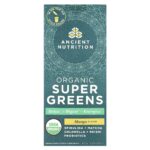 Ancient Nutrition, Organic Super Greens, Mango, 16 On-The-Go Stick Packs, 0.3 oz (7.7 g) Each