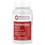 Protocol for Life Balance, Resveratrol, 60 Veg Capsules