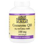 Natural Factors, Coenzyme Q10, 100 mg, 240 Softgels