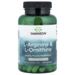 Swanson Vitamins, L-Arginine & L-Ornithine, 100 Capsules