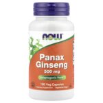 NOW Foods, Panax Ginseng , 500 mg, 100 Veg Capsules