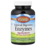 Carlson, Natural Digestive Enzymes with Protease, Amylase & Lipase, 250 Tablets