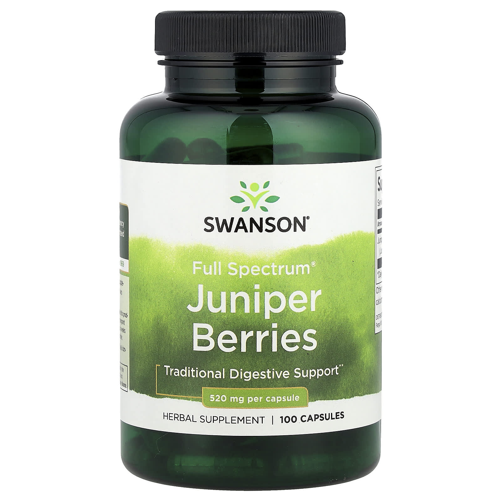 168981d585cd216e Swanson Vitamins, Full Spectrum® Juniper Berries, 520 mg, 100 Capsules - Image 1