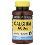 Mason Natural, Calcium, 600 mg, 100 Tablets