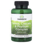 Swanson Vitamins, Senna, Cascara & Psyllium Complex, 90 Capsules