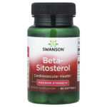 Swanson Vitamins, Beta-Sitosterol, Maximum Strength, 60 Softgels (160 mg per Softgel)
