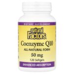 Natural Factors, Coenzyme Q10, 50 mg, 120  Softgels