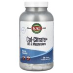 KAL, Cal-Citrate+, D3 & Magnesium, 240 Tablets