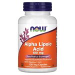 NOW Foods, Alpha Lipoic Acid, 100 mg, 120 Veg Capsules