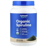 Nutricost, Organic Spirulina, Unflavored, 32.4 oz (907 g)