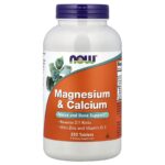 NOW Foods, Magnesium & Calcium With Zinc and Vitamin D-3, 250 Tablets