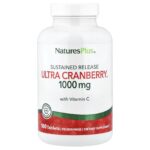 NaturesPlus, Ultra Cranberry™ With Vitamin C, Sustained Release, 180 Tablets