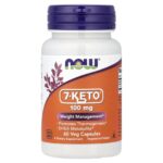 NOW Foods, 7-KETO®, 100 mg, 60 Veg Capsules