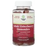 Nature's Craft, Adult Elderberry Gummies with Vitamin C & Zinc, Raspberry, 90 Gummies