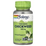 Solaray, True Herbs, Chickweed, 385 mg, 100 VegCaps