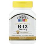 21st Century, B-12, Prolonged Release, 1,000 mcg, 110 Tablets