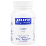 Pure Encapsulations, Biotin, 8 mg, 120 Capsules