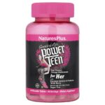 NaturesPlus, Source of Life®, Power Teen® for Her, Wild Berry, 60 Chewable Tablets