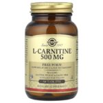 Solgar, L-Carnitine, Free Form, 60 Tablets (500 mg per Tablet)