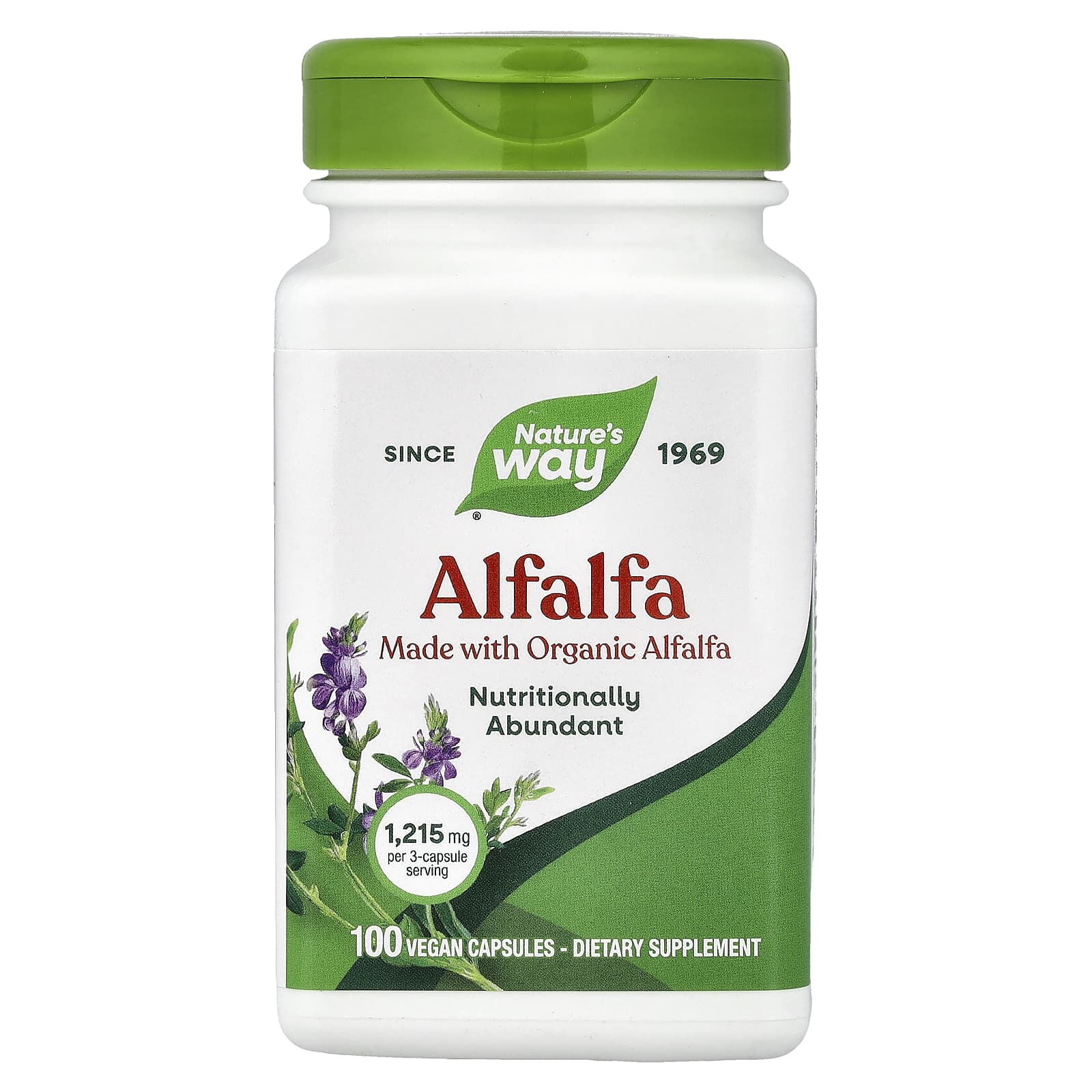 274718241fa184ac Nature's Way, Alfalfa, 100 Vegan Capsules (405 mg per Capsule) - Image 1
