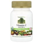 NaturesPlus, Source of Life Garden®, Organic Vitamin C, Amla Berry, 60 Vegan Capsules