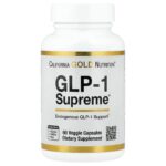 California Gold Nutrition, GLP-1 Supreme™, with Akkermansia, Berberine, Quercetin & Curcumin, 60 Veggie Capsules
