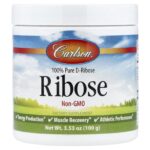 Carlson, Ribose, 3.53 oz (100 g)