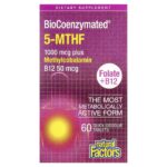 Natural Factors, BioCoenzymated®, 5-MTHF Plus Methylcobalamin, 60 Quick-Dissolve Tablets