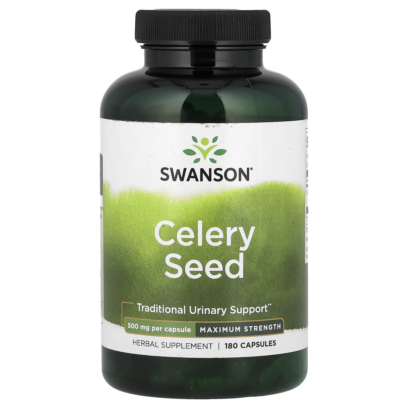 2d956d975749685d Swanson Vitamins, Celery Seed, 500 mg, 180 Capsules - Image 1